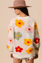 Daisy Flower Sweater | S-XL