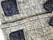 Bandana Blue Quilted Jacket| S-L