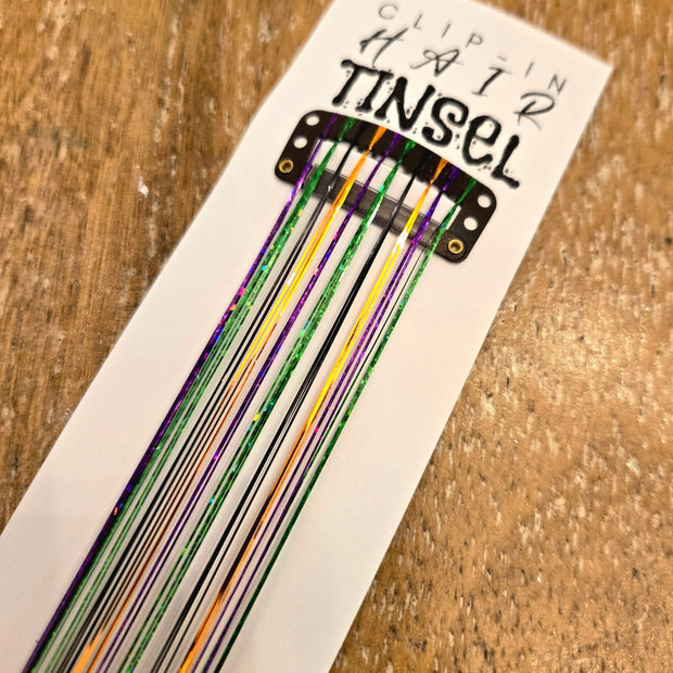 Trick-or-Treat Clip-In Hair Tinsel (Single)