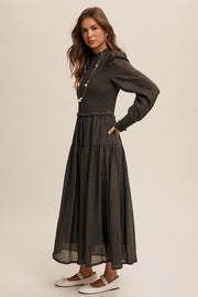 Charcoal Mae Maxi Dress | S-L