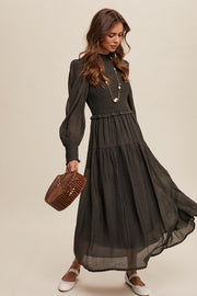 Charcoal Mae Maxi Dress | S-L