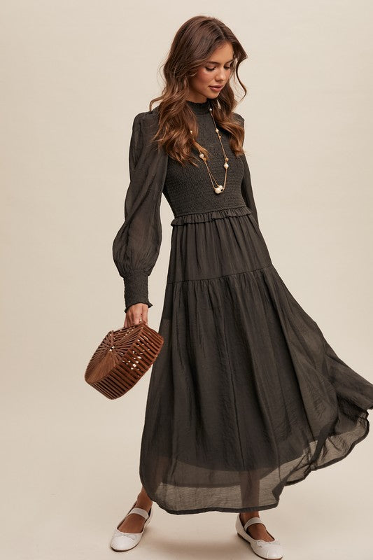 Charcoal Mae Maxi Dress | S-L