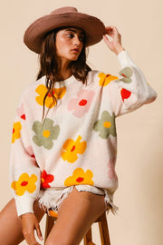 Daisy Flower Sweater | S-XL