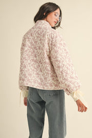 Pink & Ivory Quilted Jacket | S-L