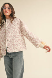Pink & Ivory Quilted Jacket | S-L