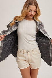 Gray Plaid Jacket | S-L