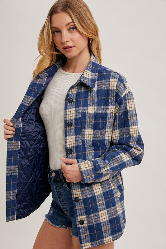 Blue Plaid Jacket | S-L