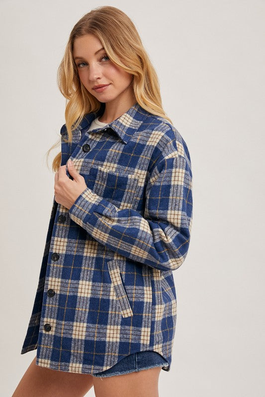 Blue Plaid Jacket | S-L