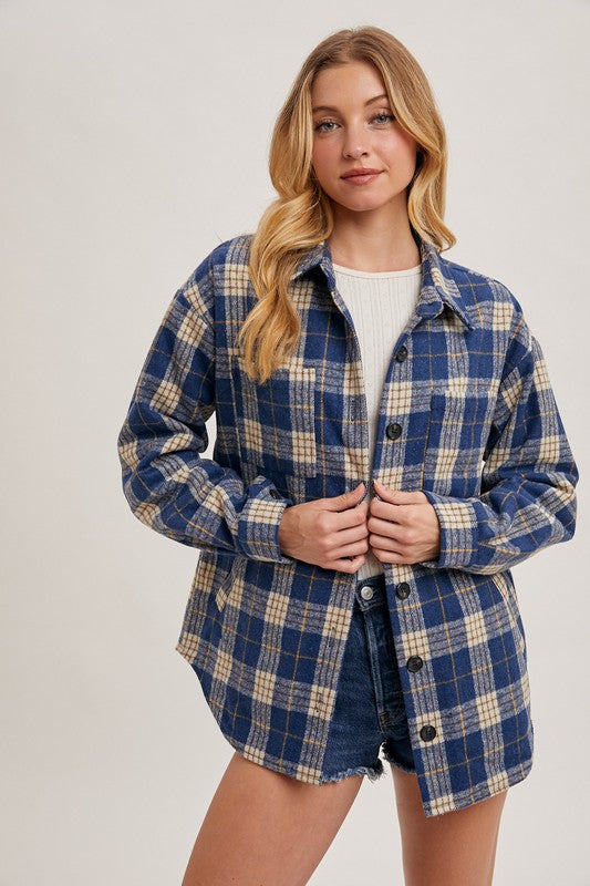 Blue Plaid Jacket | S-L