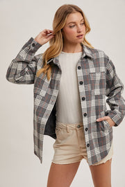 Gray Plaid Jacket | S-L