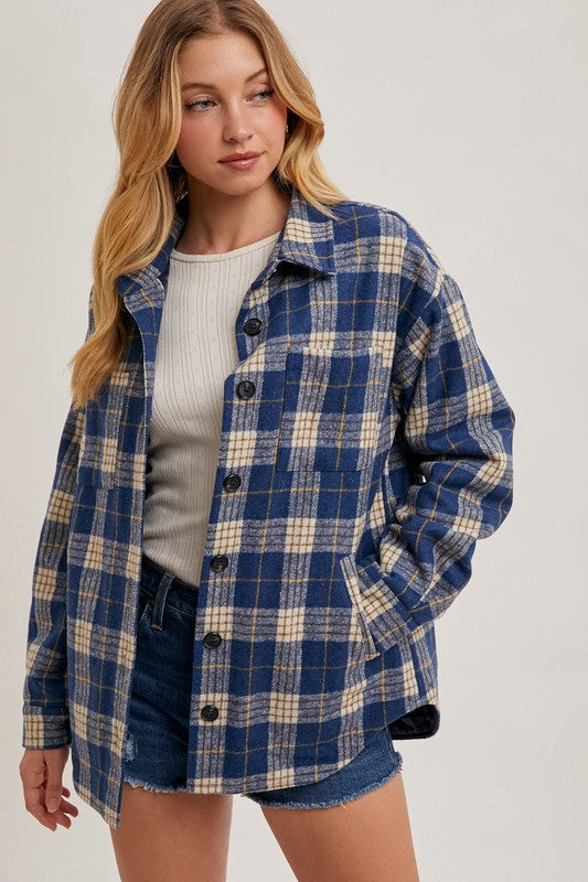 Blue Plaid Jacket | S-L