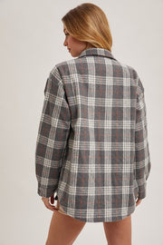 Gray Plaid Jacket | S-L