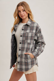 Gray Plaid Jacket | S-L