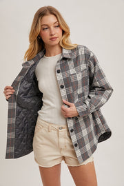 Gray Plaid Jacket | S-L