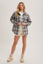 Gray Plaid Jacket | S-L