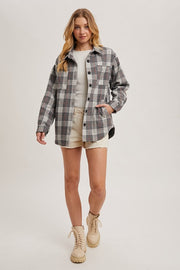 Gray Plaid Jacket | S-L