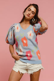 Blue Spring Sweater | S-XL