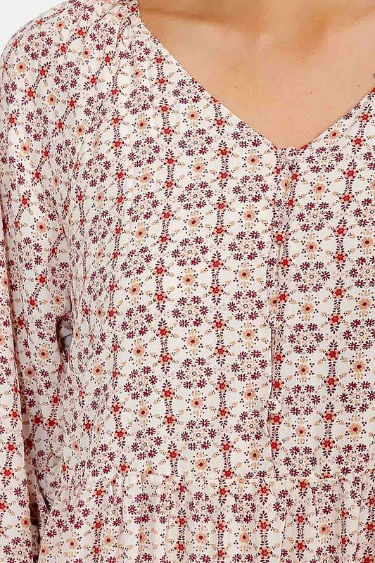 Ruby Floral Boho Dress | S-L