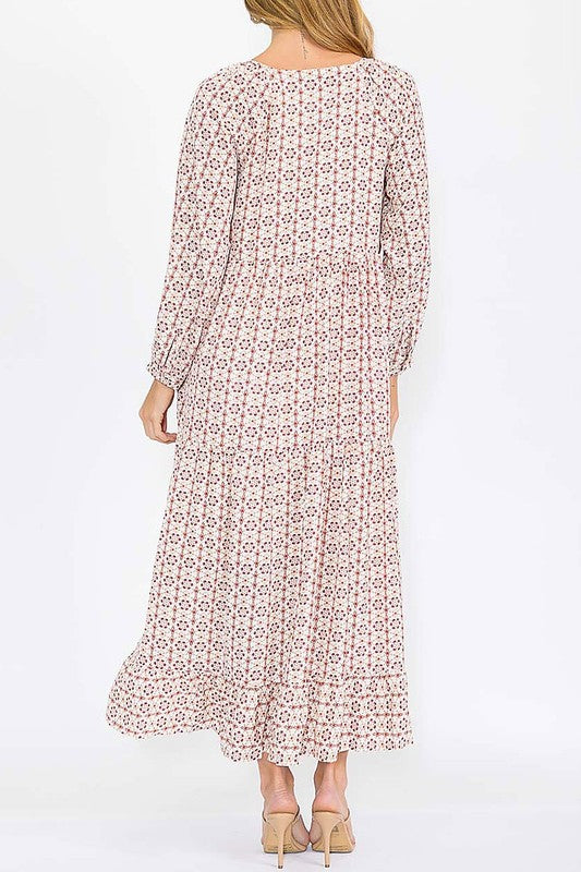 Ruby Floral Boho Dress | S-L