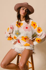 Daisy Flower Sweater | S-XL