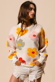 Daisy Flower Sweater | S-XL