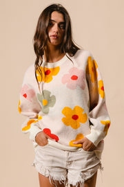 Daisy Flower Sweater | S-XL