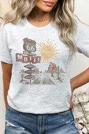 Route 66 Motel Vacancy Road Trip Graphic Tee | S-XL