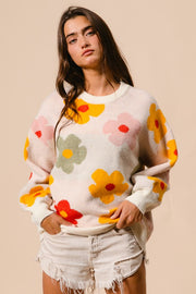 Daisy Flower Sweater | S-XL