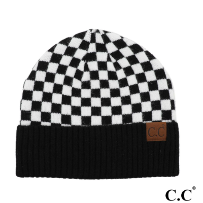 Checkered C.C® Beanie | 3 COLORS