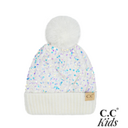 KID Sequin C.C® Pom Beanie | 3 COLORS