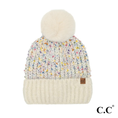 C.C® Confetti Pom Beanie | 3 COLORS