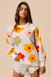 Daisy Flower Sweater | S-XL