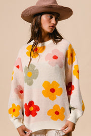 Daisy Flower Sweater | S-XL