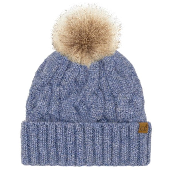 Cable Cuff C.C® Beanie | 6 COLORS