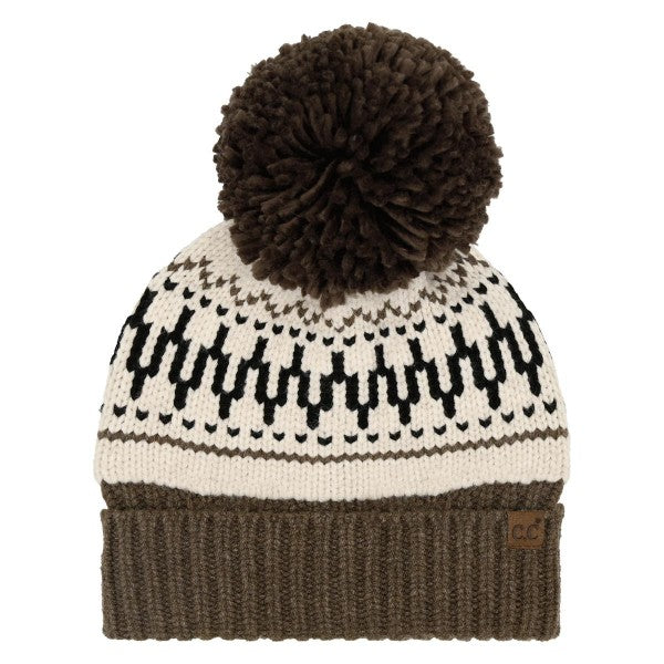 Retro Fair Isle C.C® Beanie | 3 COLORS