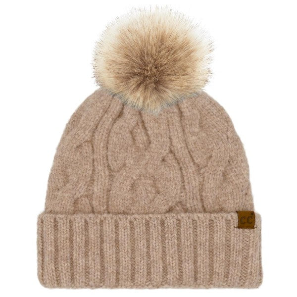 Cable Cuff C.C® Beanie | 6 COLORS