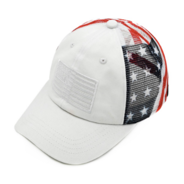 USA Patriotic C.C® Snapback Trucker Hat | 3 colors
