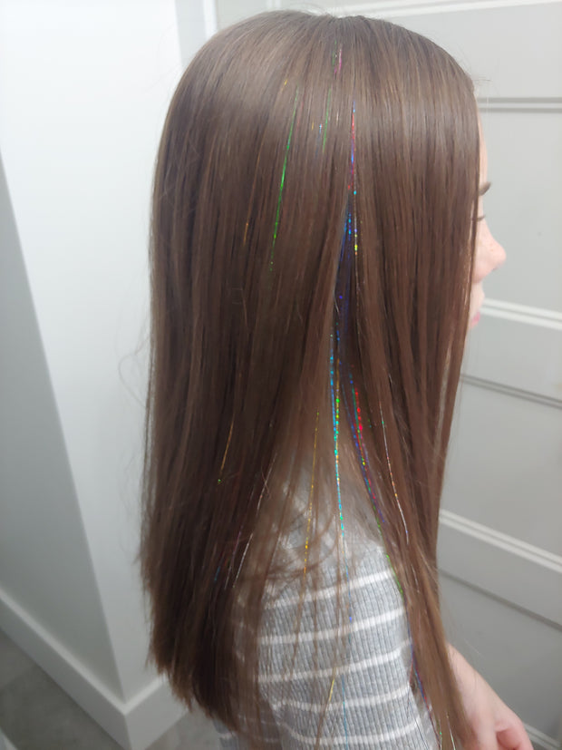 Clip-In Hair Tinsel Extension (Single)